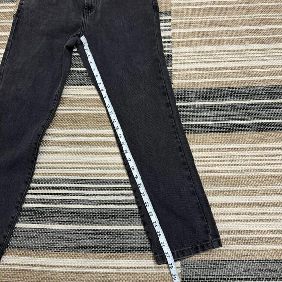 One Teaspoon Stixx Women's Dark Wash Denim Jeans Mid Rise Straight Leg Cotton 28 - Picture 15 of 16